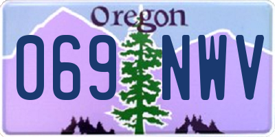 OR license plate 069NWV