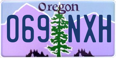 OR license plate 069NXH