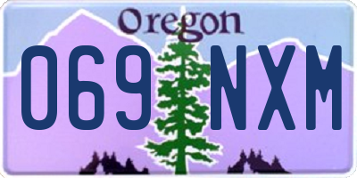 OR license plate 069NXM