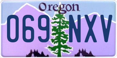 OR license plate 069NXV