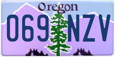 OR license plate 069NZV