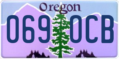OR license plate 069OCB