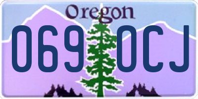 OR license plate 069OCJ