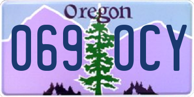 OR license plate 069OCY
