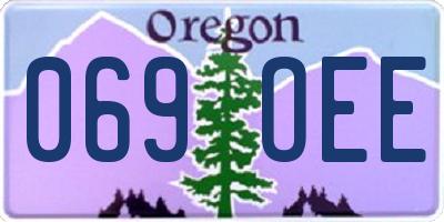 OR license plate 069OEE