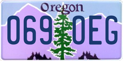OR license plate 069OEG