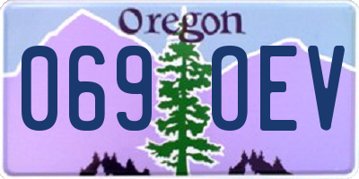 OR license plate 069OEV