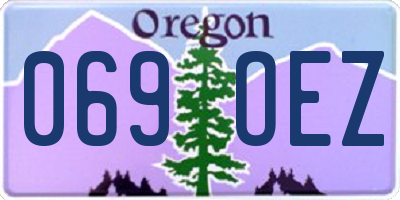 OR license plate 069OEZ