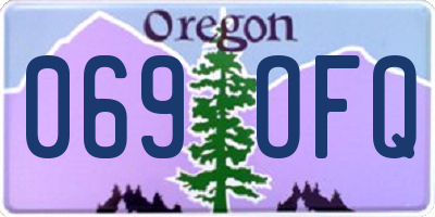 OR license plate 069OFQ