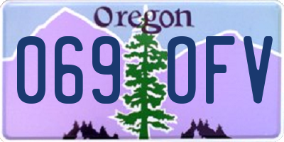 OR license plate 069OFV