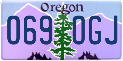 OR license plate 069OGJ