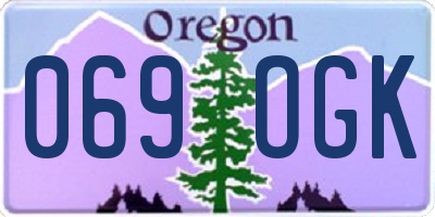 OR license plate 069OGK