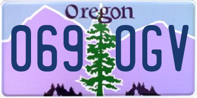 OR license plate 069OGV