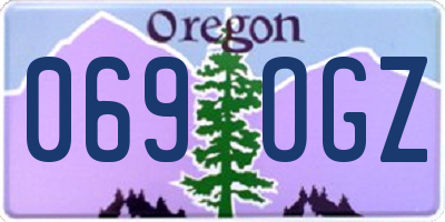 OR license plate 069OGZ