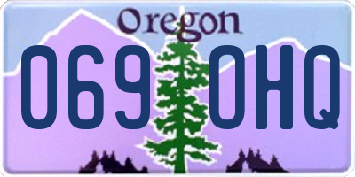 OR license plate 069OHQ
