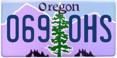OR license plate 069OHS