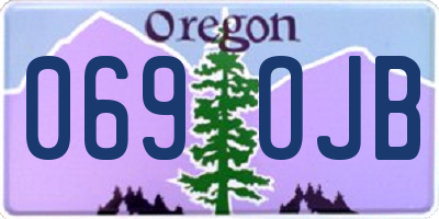 OR license plate 069OJB