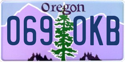 OR license plate 069OKB