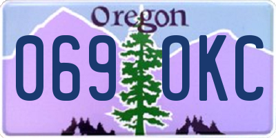 OR license plate 069OKC