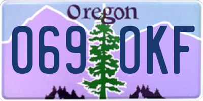 OR license plate 069OKF