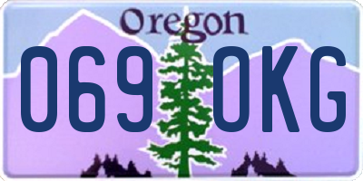 OR license plate 069OKG