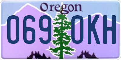 OR license plate 069OKH