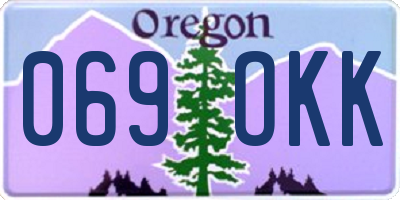 OR license plate 069OKK