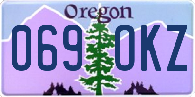 OR license plate 069OKZ