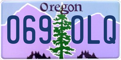 OR license plate 069OLQ