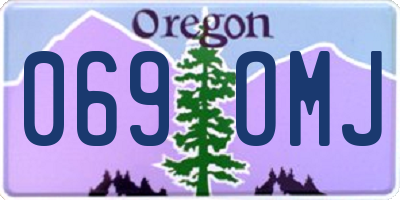 OR license plate 069OMJ