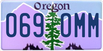 OR license plate 069OMM