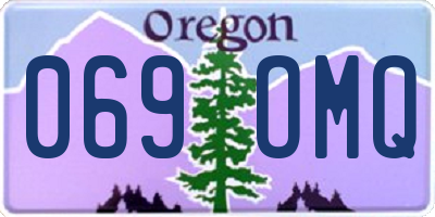 OR license plate 069OMQ