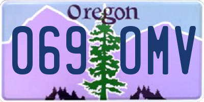 OR license plate 069OMV