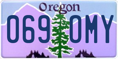 OR license plate 069OMY