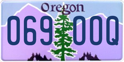 OR license plate 069OOQ