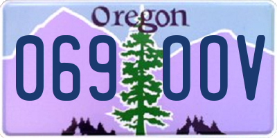 OR license plate 069OOV