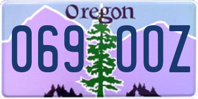 OR license plate 069OOZ