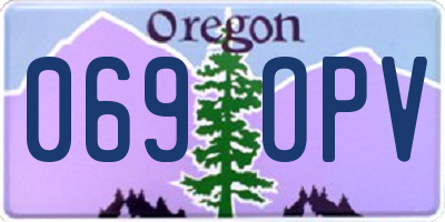 OR license plate 069OPV