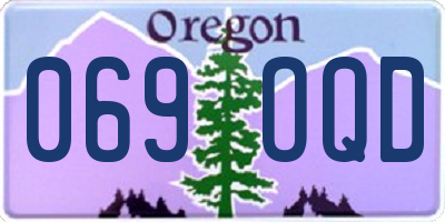 OR license plate 069OQD