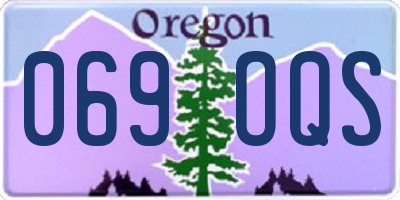 OR license plate 069OQS