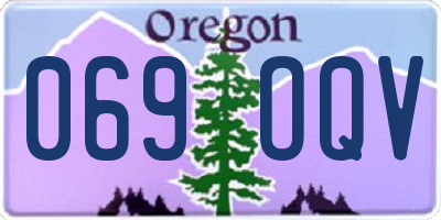 OR license plate 069OQV