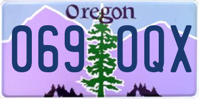 OR license plate 069OQX