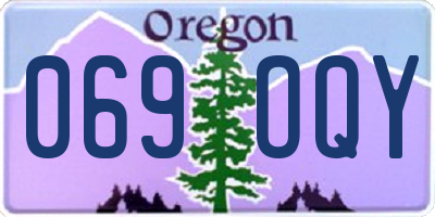OR license plate 069OQY