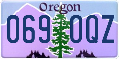 OR license plate 069OQZ