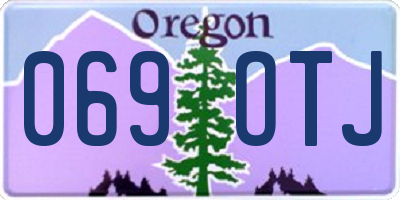OR license plate 069OTJ