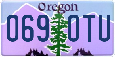 OR license plate 069OTU