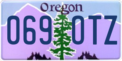 OR license plate 069OTZ