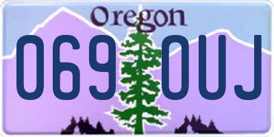 OR license plate 069OUJ