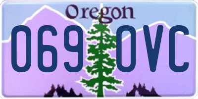 OR license plate 069OVC