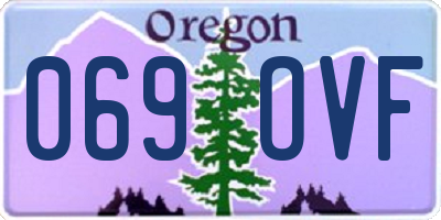 OR license plate 069OVF